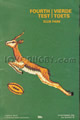 South Africa v New Zealand 1976 rugby  Programme